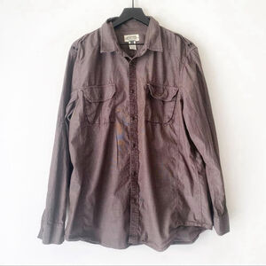 American Rag XL Brown Utility Shirt – Casual Western Gift for Him